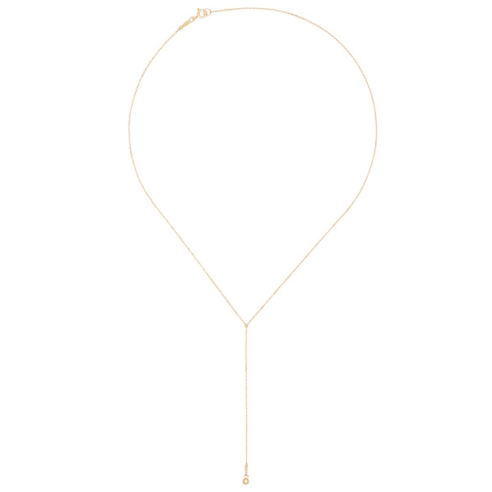 Catbird 14k gold GRECO LARIAT NECKLACE
